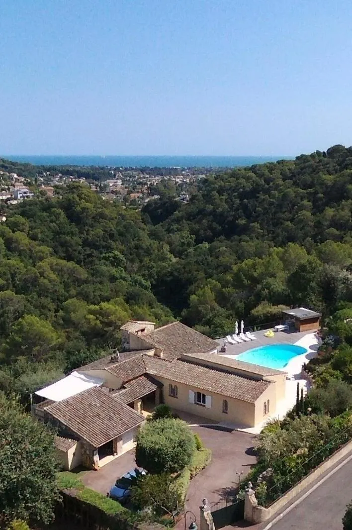 Grande Villa Proche Sophia Avec Magnifique Vue Mer Biot France